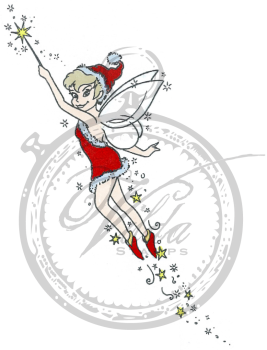 Vilda Stamp Christmas Fairy