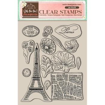 WTK174 Stamperia Clear Stamp Oh lá lá Tour Eiffel