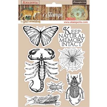 Stamperia Rubber Stamp Amazonia Butterfly #WTKCC193