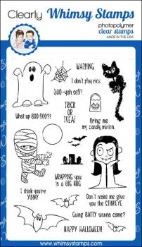 Whimsy Clear Stamps Set Halloweeners