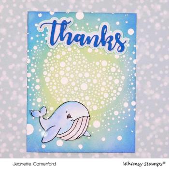 Whimsy Clear Stamps Set Whale of a Time