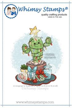Whimsy Stamps Merry Cactus