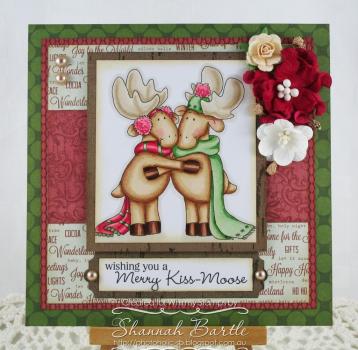 Whimsy Stamps Moose Friends