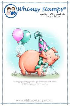 Whimsy Stamps Party Pig