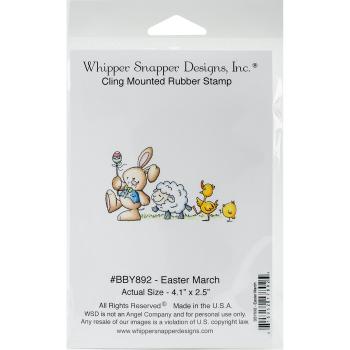 Whipper Snapper Designs Cling Stamp Easter March #BBY892