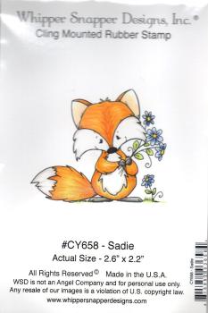 Whipper Snapper Designs Cling Stamp Sadie #CY658