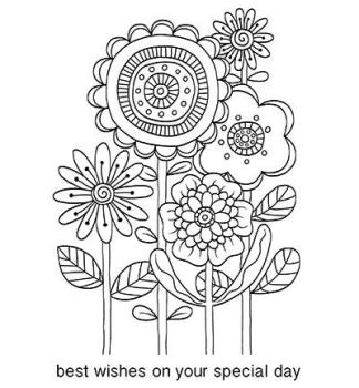 Woodware Clear Magic Stamp Big Bunch JGS556