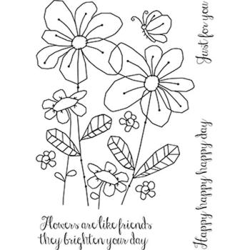 Woodware Clear Magic Stamp Summer Meadow FRS683