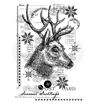 Woodware Clear Magic Vintage Deer #FRS767