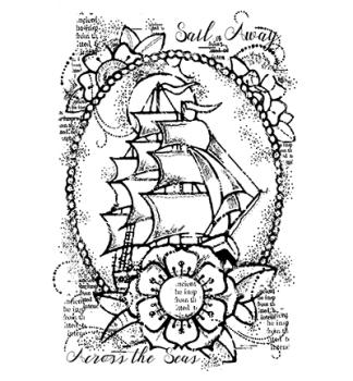 Woodware Clear Stamp Ship Ahoy FRS693