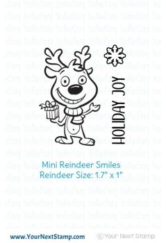 Your Next Stamp Mini Reindeer Smiles