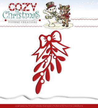 Yvonne Creations Stanzschablone Cozy Christmas Mistletoe #10038
