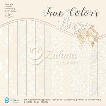 Zulana Creations 12x12 Paper Pad True Colors Beige
