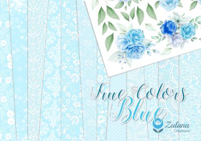 Zulana Creations 12x12 Paper Pad True Colors Blue