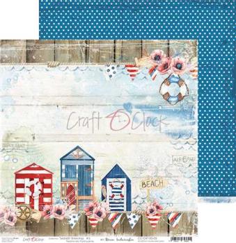 Craft O Clock 12x12 Paper Pad Seaside Greetings