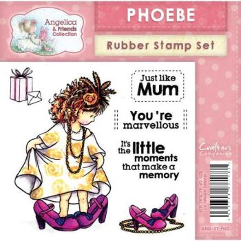 SALE Angelica and Friends - Phoebe Stamp Set by Crafter's Companion