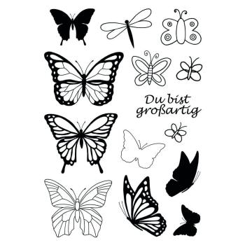 efco Clear Stamp Schmetterlinge ... #1226