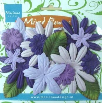 Marianne Design - Mixed Flowers - Blue