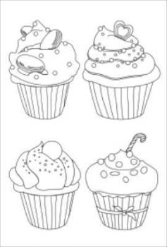 Studio Light Clear Stamps Cupcake #67