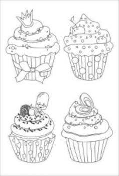 Studio Light Clear Stamps Cupcake #68