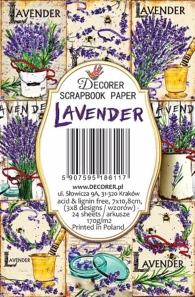 #115 Decorer Mini Scrapbook Paper Set Lavender