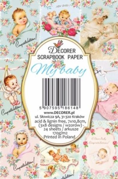 #118 Decorer Mini Scrapbook Paper Set My Baby