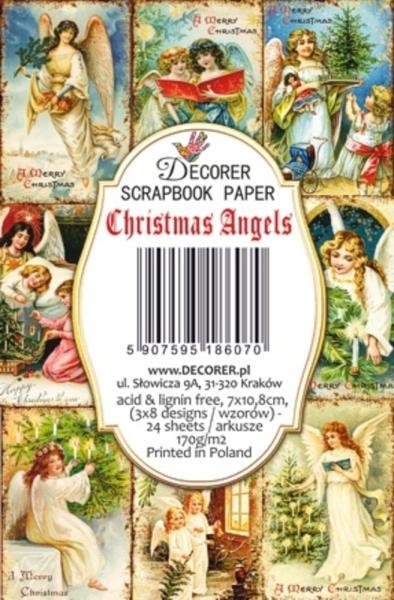 #111 Decorer Mini Scrapbook Paper Set Christmas Angels