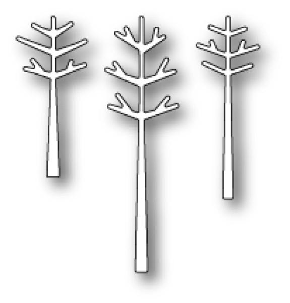 Memory Box Poppystamp Stanze Stick Trees + Stick Tree Tops