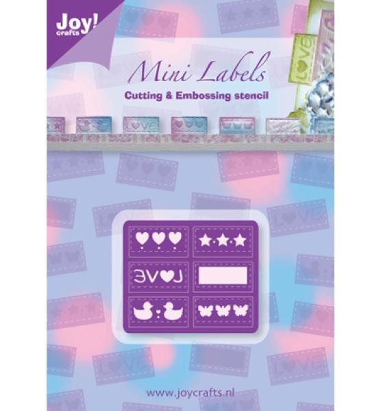 Joy! Crafts Schneide-Präge Schablone Mini Etiketten