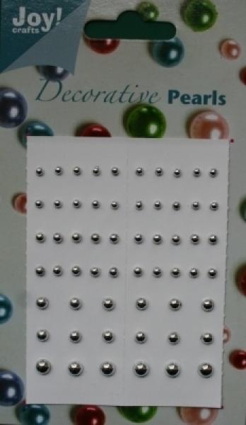 Joy Crafts Decorative Pearls Silver 6020/0022
