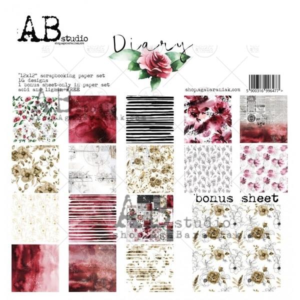A.B Studio Paper Pad 12x12 Diary