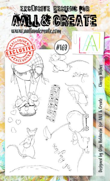 AALL & Create Clear Stamp A6 Set #169 Cheesy Wishes