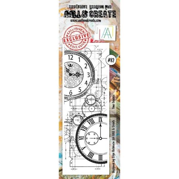 AALL & Create Clear Stamp Border #82 Time Capsule