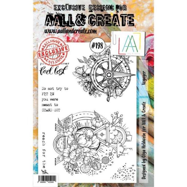 AALL & Create Clear Stamps A5 Set #198 Voyager