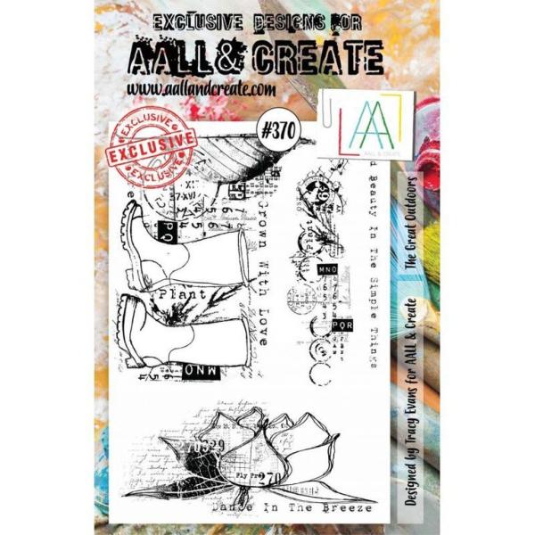 AALL & Create Clear Stamps A5 Set #370 The Great Outdoors