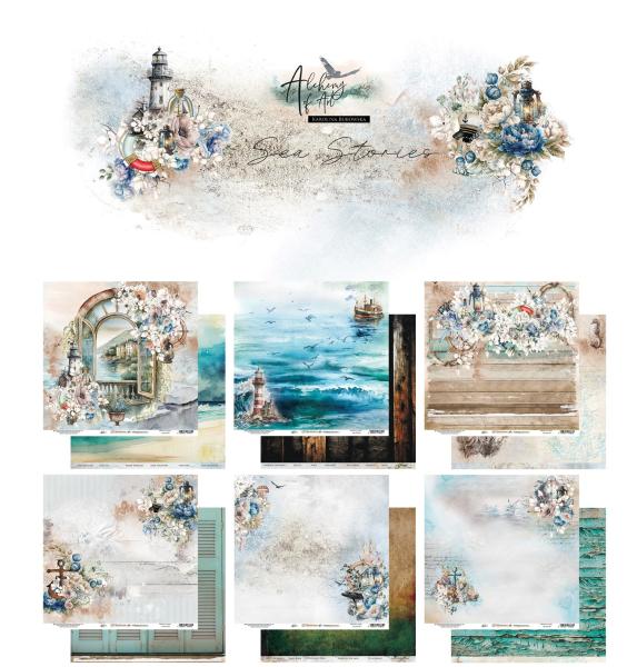Alchemy of Art 12x12 Paper Pack Sea Stories