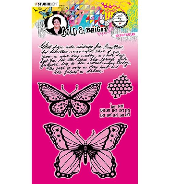 Art By Marlene Clear Stamps Bold Butterflies #126