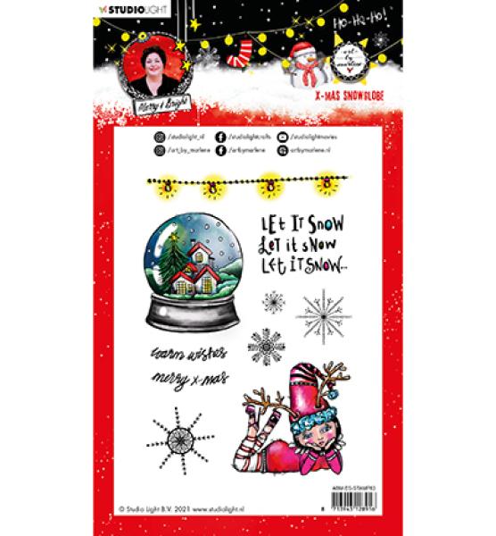 Art By Marlene Clear Stamps Snow Globe #83