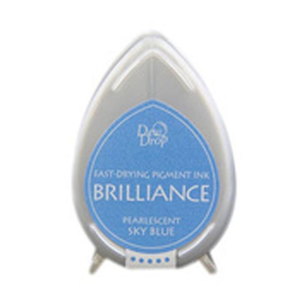 Brilliance Dew Drop Pigment Ink Pearlescent Sky Blue #038