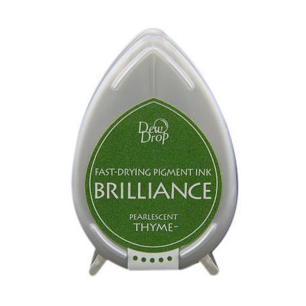 Brilliance Dew Drop Pigment Ink Pearlescent Thyme #075