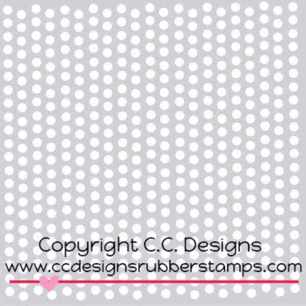 C.C. Designs Stencils 6x6 Dots