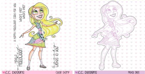 C.C Designs Die & Stamp Set Allys