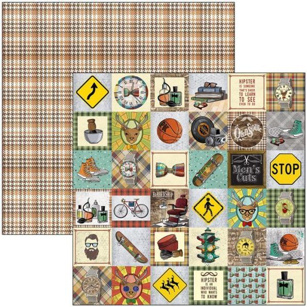 Ciao Bella 12x12 Patterns Pad Hipster #CBT035