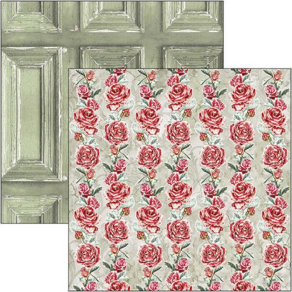 Ciao Bella 12x12 Patterns Pad Frozen Roses #CBT039