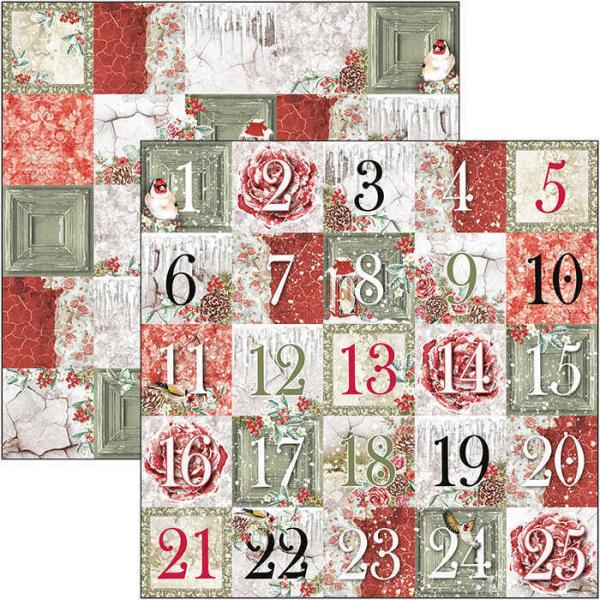 Ciao Bella 12x12 Patterns Pad Frozen Roses #CBT039