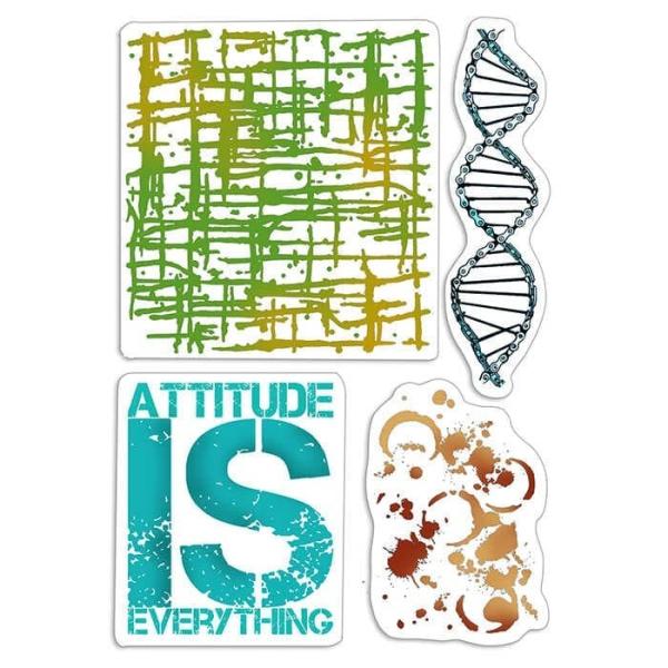 CB Bad Girls Clear Stamp Attitude is Everything PSB6004