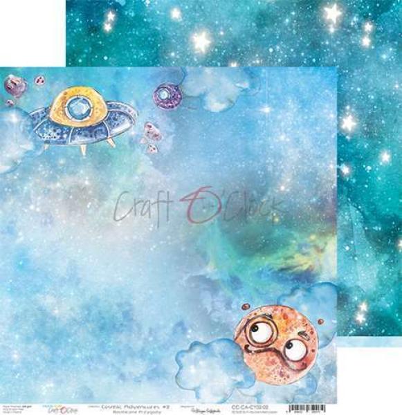 Craft O Clock 12x12 Paper Pad Cosmic Adventure