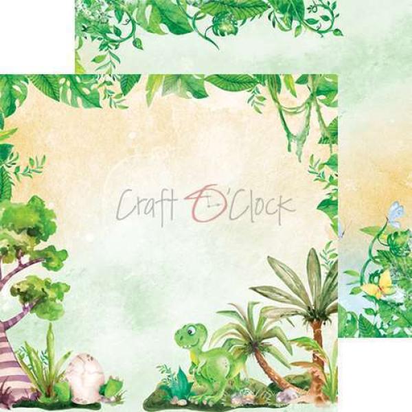 Craft O Clock 6x6 Paper Pad Dino Adventures