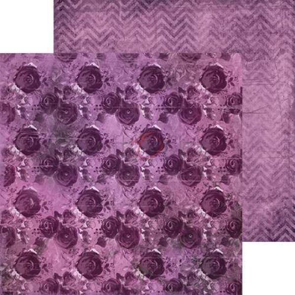 Craft O Clock 8x8 Paper Pad Basic 06 Purple Fuchsia Mood