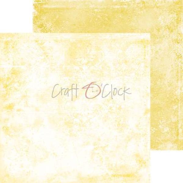 Craft O Clock 6x6 Paper Pad Basic 08 Yellow Mood